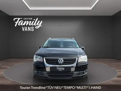 Gebraucht VW Touran Trendline 140 PS (102 kW) 2007 Schwarz Van / Kleinbus