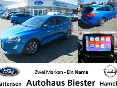 Gebraucht Ford Focus Titanium 150 PS (110 kW) 2019 Dynamicblau metallic (metallic) Kombi