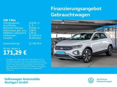 Używany VW T-Roc Goal 116 KM (85 kW) 2025 Biały SUV