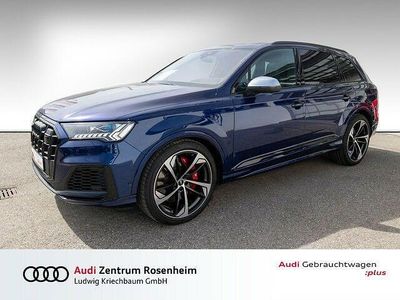 Gebraucht Audi SQ7 Ambiente 507 PS (372 kW) 2022 Navarrablau metallic SUV