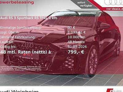 Neu Audi RS3 Sport 400 PS (294 kW) 2025 Schwarz Limousine