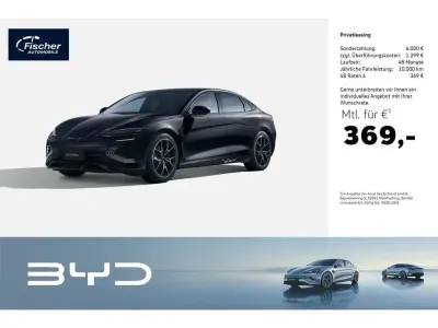 Ny BYD Seal 389 kW (530 HK) 2026 Sort Sedan