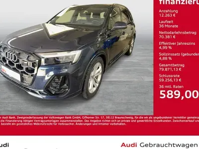 Brugt Audi Q7 Business 286 HK (210 kW) 2025 Blå SUV