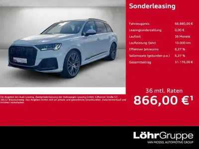 Gebraucht Audi SQ7 Sport 507 PS (372 kW) 2022 Gletscherweiß metallic SUV