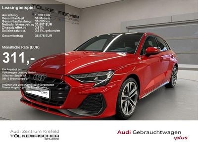 Second-hand Audi A3 S-Line 116 CP (85 kW) 2025 Roșu Berlinǎ