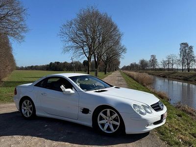Gebraucht Mercedes SL500 306 PS (225 kW) 2003 Weiß Cabrio