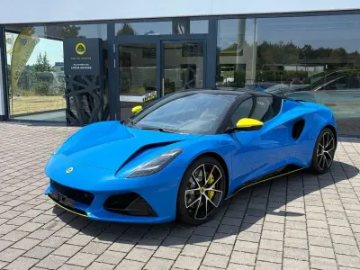 Neu Lotus Emira 405 PS (297 kW) 2025 Seneca blue Coupé
