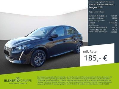 Gebraucht Peugeot 208 Active 100 kW (136 PS) 2022 Schwarz Kleinwagen