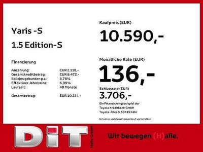 Schneeweiß Gebraucht 2017 Toyota Yaris Hybrid Basis Kleinwagen | 10.590 € (Guter Preis)