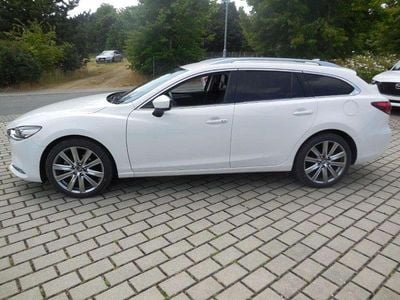Gebraucht Mazda 6 Exclusive-Line 194 PS (142 kW) 2023 Rhodium white Kombi