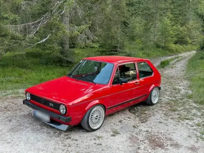 Gebraucht VW Golf I GTI 112 PS (82 kW) 1983 Rot Kleinwagen