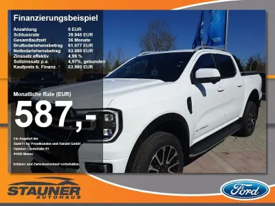Nowe Ford Ranger Wildtrack 241 KM (177 kW) 2026 Biały Pickup