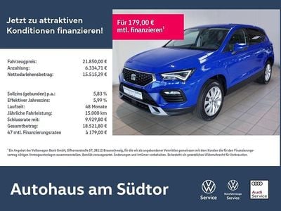 Gebraucht Seat Ateca Style 150 PS (110 kW) 2022 Azul energy SUV