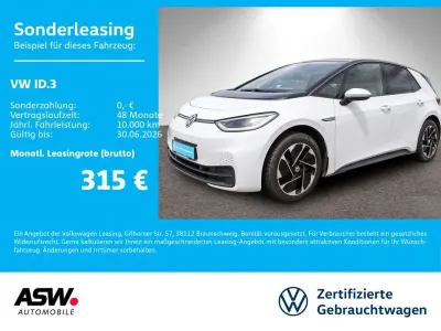 Gebraucht VW ID.3 Pro Performance 150 kW (204 PS) 2022 Gletscherweiß metallic Kleinwagen