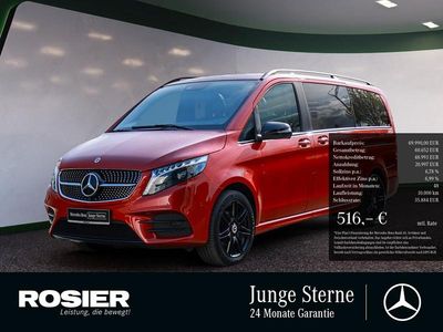Usata Mercedes V300 Exclusive 237 CV (174 kW) 2023 Rosso Monovolume
