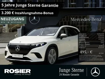 Używany Mercedes EQS450+ Electric Art 264 kW (360 KM) 2024 Biały SUV