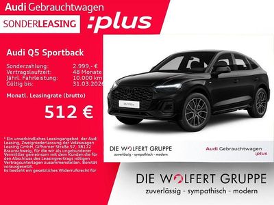 Gebraucht Audi Q5 Sportback Business 299 PS (219 kW) 2025 Mythosschwarz metallic SUV