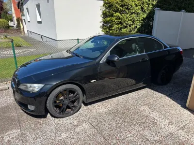 Brugt BMW 320 Cabriolet 170 HK (125 kW) 2010 Sort Cabriolet