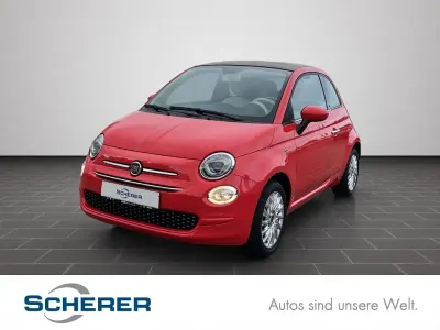 Używany Fiat 500C Lounge 69 KM (50 kW) 2019 Czerwony Kabriolet