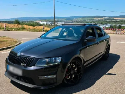 Gebraucht Skoda Octavia vRS 220 PS (161 kW) 2013 Schwarz Limousine