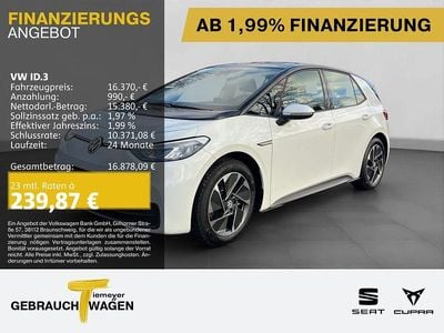 Weiß Gebraucht 2021 VW ID.3 Pro Kleinwagen | 16.370 € (Fairer Preis)