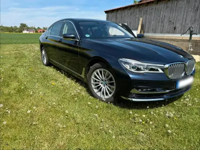 Brugt BMW 750L 449 HK (330 kW) 2016 Blå Sedan