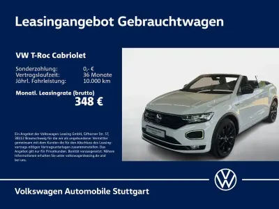 Gebraucht VW T-Roc Cabriolet R-line 150 PS (110 kW) 2022 Weiß Cabrio