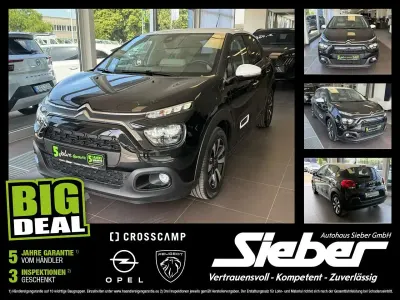 Gebraucht Citroën C3 PureTech 82 PS (60 kW) 2024 Lackierung schwarz perla nera/ Limousine