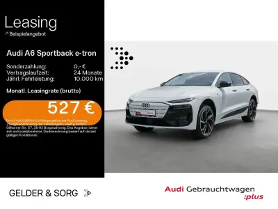 Gebraucht Audi A6 e-tron S-Line 210 kW (286 PS) 2025 Gletscherweiß metallic Limousine