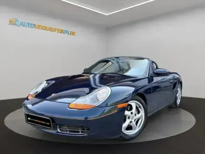 Gebraucht Porsche Boxster 204 PS (150 kW) 1998 Blau Cabrio