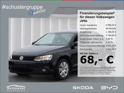 Gebraucht VW Jetta Trendline 105 PS (77 kW) 2012 Schwarz Limousine