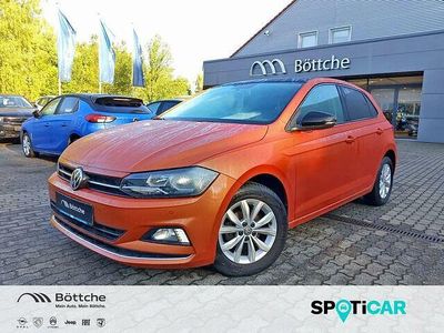Gebraucht VW Polo Highline 95 PS (69 kW) 2020 Orange Kleinwagen
