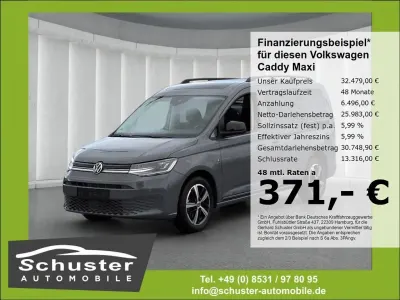 Gebraucht VW Caddy Dark Label 102 PS (75 kW) 2024 Pure grey Van / Kleinbus