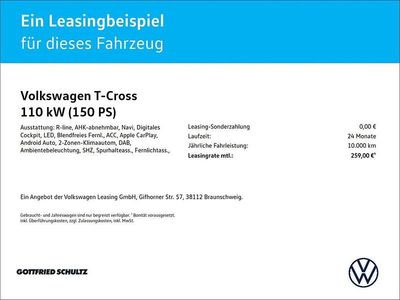 Gebraucht VW T-Cross R-line 150 PS (110 kW) 2025 Grau SUV