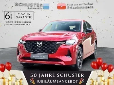 Nowe Mazda CX-60 Homura-Line 328 KM (241 kW) 2025 Czerwony SUV