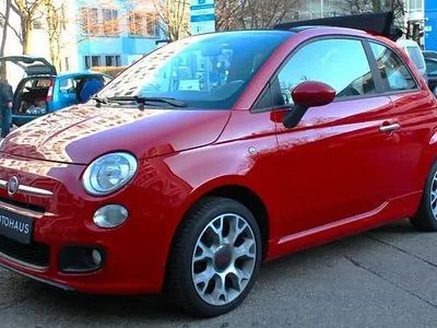 Usata Fiat 500C 69 CV (50 kW) 2013 Rosso Cabrio
