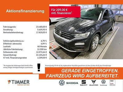 Gebraucht VW T-Roc Sportline 150 PS (110 kW) 2021 Schwarz SUV
