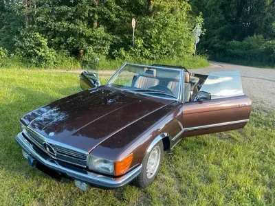 Gebraucht Mercedes SL280 136 PS (100 kW) 1983 Braun Cabrio