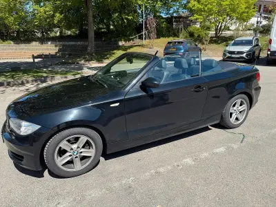 Gebraucht BMW 120 Cabriolet 170 PS (125 kW) 2008 Schwarz Cabrio