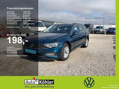 Gebraucht VW Passat Business 150 PS (110 kW) 2021 Aquamarinblau Kombi