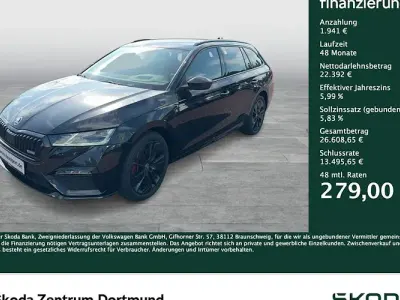 Gebraucht Skoda Octavia RS 245 PS (180 kW) 2023 Blackmagic perleffekt Kombi