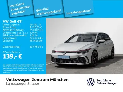 Gebraucht VW Golf VIII GTI 245 PS (180 kW) 2024 Weiß Limousine