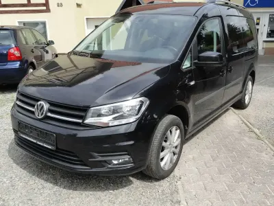 Gebraucht VW Caddy Maxi 150 PS (110 kW) 2019 Deep black perleffekt Van / Kleinbus