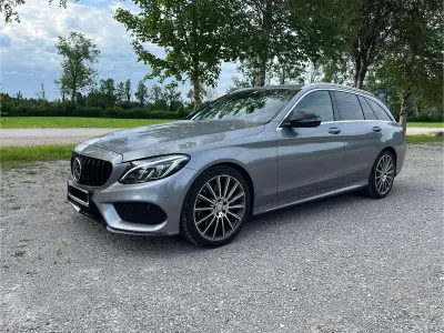 Gebraucht Mercedes C250 AMG line 204 PS (150 kW) 2015 Silber Kombi