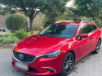 Gebraucht Mazda 6 Exclusive-Line 150 PS (110 kW) 2016 Rot Kombi