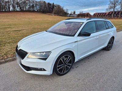 Gebraucht Skoda Superb SportLine 272 PS (200 kW) 2019 Weiß Kombi