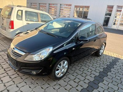 Gebraucht Opel Corsa Edition 80 PS (58 kW) 2008 Schwarz Kleinwagen