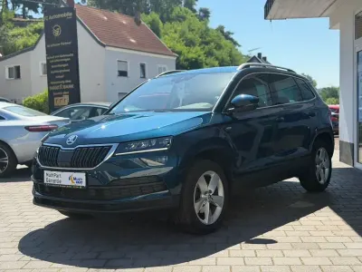 Gebraucht Skoda Karoq Soleil 150 PS (110 kW) 2020 Blau SUV