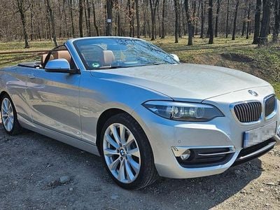 Second-hand BMW 230 Luxury Line 252 CP (185 kW) 2018 Argintiu Cabrio