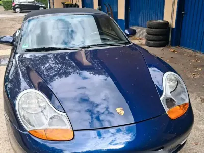 Gebraucht Porsche Boxster S 252 PS (185 kW) 2002 Blau Cabrio
